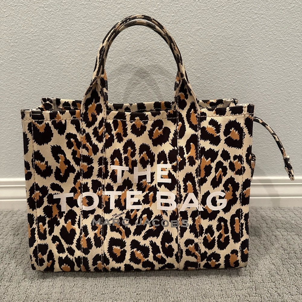Marc Jacobs Leopard Print Tote Bag